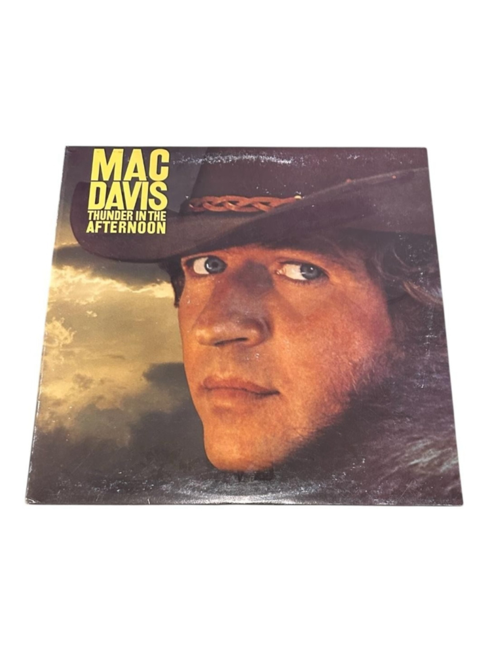Vintage Mac Davis Vinyl LP Thunder In The Afternoon 1977 Columbia Country Black